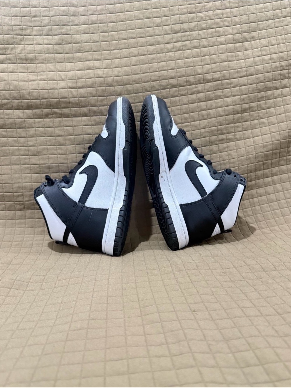 Nike Black and White High-Top Sneakers